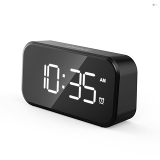 [พร้อมส่ง] นาฬิกาปลุก อเนกประสงค์ ปรับความสว่างได้ 6 ระดับ จอแสดงผล 2 เท่า พร้อมพอร์ต USB คู่ 2 วิธี สําหรับบ้าน Liv