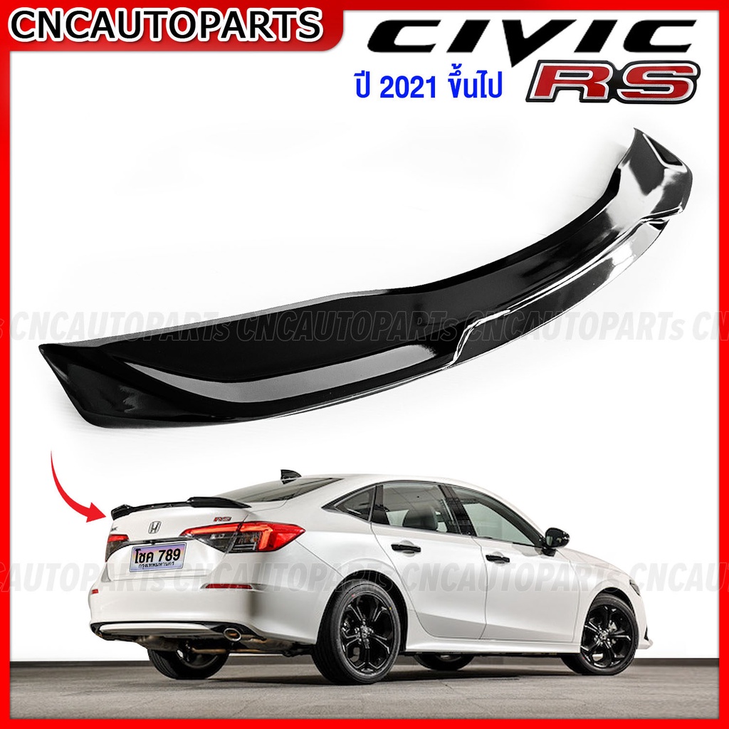 ตูดเป็ด-สปอยเลอร์-honda-civic-fe-ทรง-rs-ปี-2021-2022-2023-หางหลัง-ของแต่ง-ซีวิค-แบบ-สีดำ-คาร์บอน