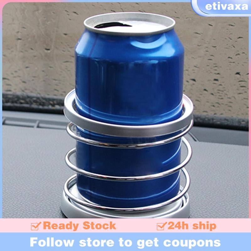 etivaxa-อุปกรณ์เมาท์ขาตั้ง-ลวดเหล็ก-สปริง-ติดตั้งง่าย-สําหรับวางขวดน้ําผลไม้-เครื่องดื่มในรถยนต์