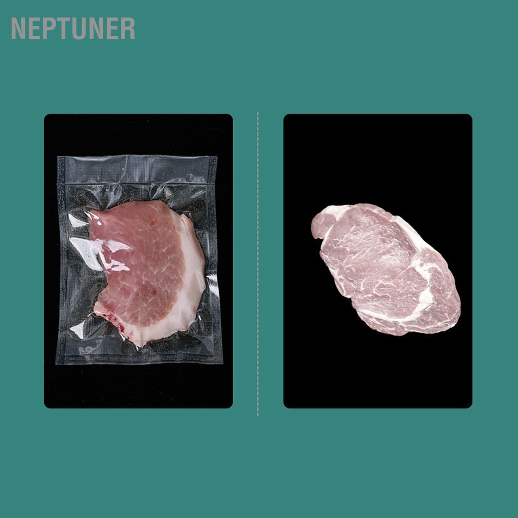 neptuner-เครื่องซีลสูญญากาศอาหารสีเขียวมินิอัตโนมัติใช้งานได้กว้างใช้งานง่ายเครื่องเก็บอาหารพร้อมปลั๊ก