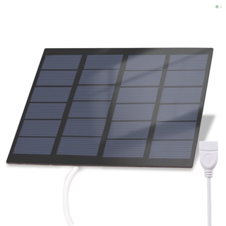 [พร้อมส่ง] แผงชาร์จพลังงานแสงอาทิตย์ 1.5W 6V แบบพกพา กันน้ํา พร้อมอินเตอร์เฟส USB สําหรับชาร์จโทรศัพท์มือถือ พาวเวอร์แบงค์ ไฟ LED