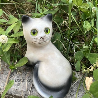 [Dolity2] รูปปั้นแมวเรซิ่น สร้างสรรค์ สําหรับตกแต่งบ้าน สวน โต๊ะทานอาหาร วันฮาโลวีน
