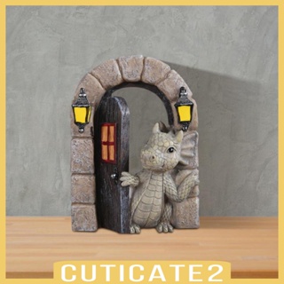 [Cuticate2] รูปปั้นเรซิ่น รูปมังกร สไตล์โมเดิร์น สําหรับตกแต่งบ้าน โต๊ะ ห้องนอน ลานบ้าน