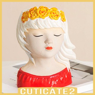 [Cuticate2] แจกันเซรามิค ลายดอกไม้ สไตล์โมเดิร์น สําหรับตกแต่งบ้าน งานแต่งงาน