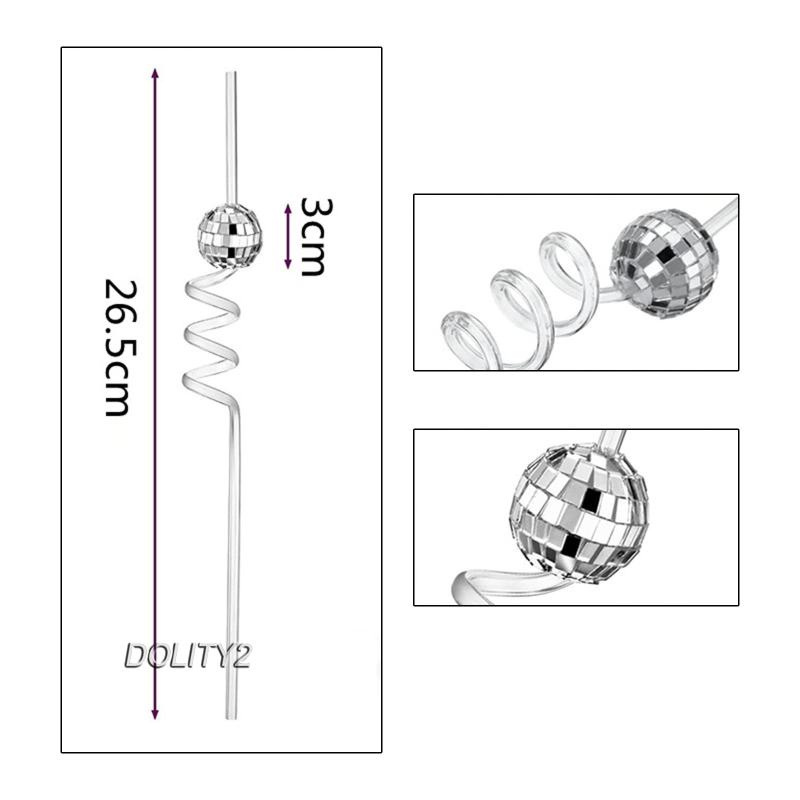 dolity2-หลอดแก้วดิสโก้-70s-สําหรับตกแต่งปาร์ตี้วันเกิด-ไนท์คลับ-งานแต่งงาน-6-ชิ้น