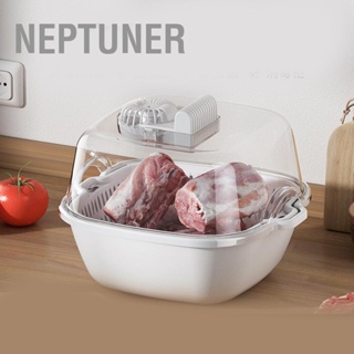 NEPTUNER ถาดละลายน้ำแข็ง Artifact Fast เนื้อสเต็กการเก็บรักษาอาหารน้ำแข็งละลาย Atomized Defroster สำหรับครัวเรือน