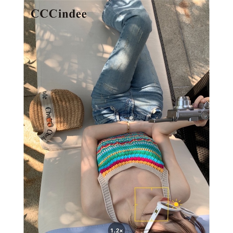 cccindee-เสื้อสายเดี่ยว-แขนกุด-ลายทาง-เข้ากับทุกการแต่งกาย-แฟชั่นสําหรับผู้หญิง-2023