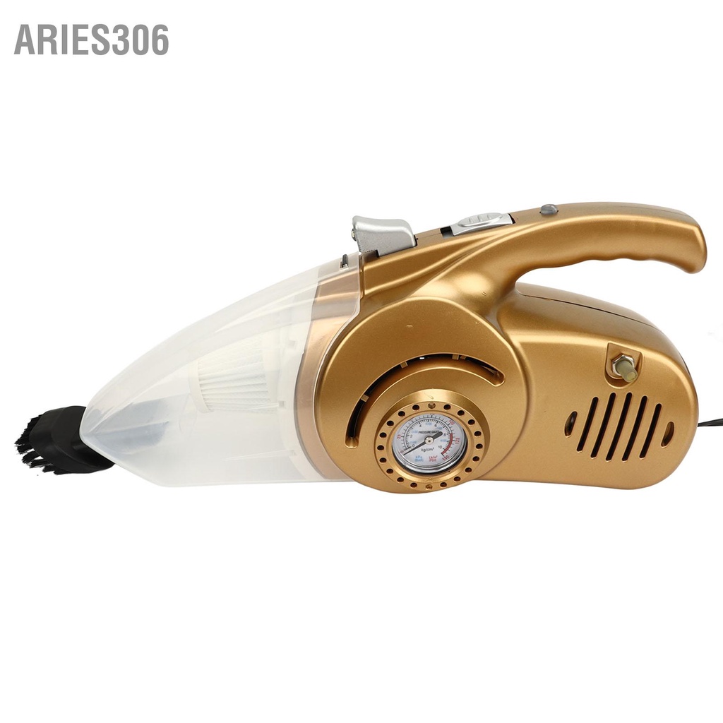 aries306-ยาง-inflator-เครื่องดูดฝุ่นรถยนต์-2-in-1-dc-12v-พร้อมไฟ-led-ทำความสะอาด-gold-เครื่องดูดฝุ่นรถยนต์มือถือสำหรับพองดูดฝุ่น