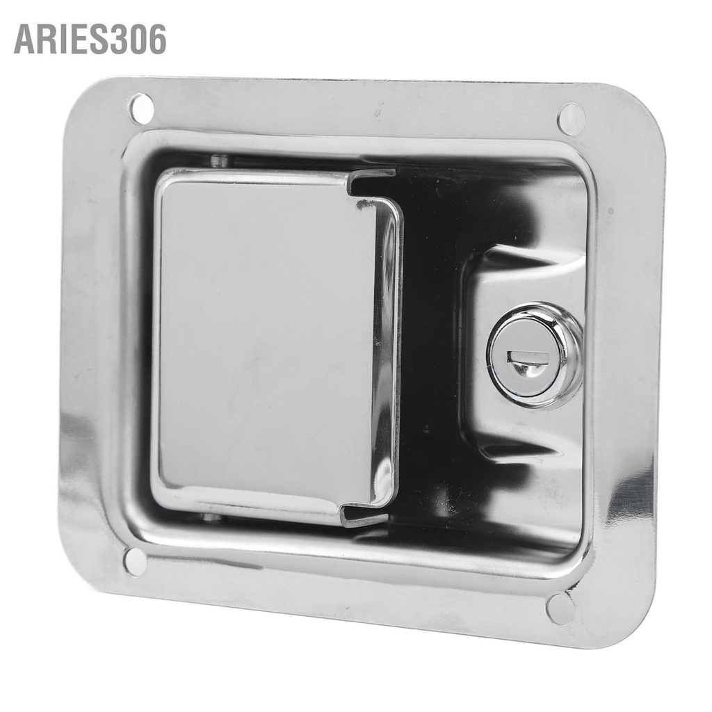 aries306-กล่องเครื่องมือ-latch-flush-mount-ล็อค-paddle-2-ปุ่มสำหรับรถพ่วงรถบรรทุก-camper-ตู้ไฟฟ้า