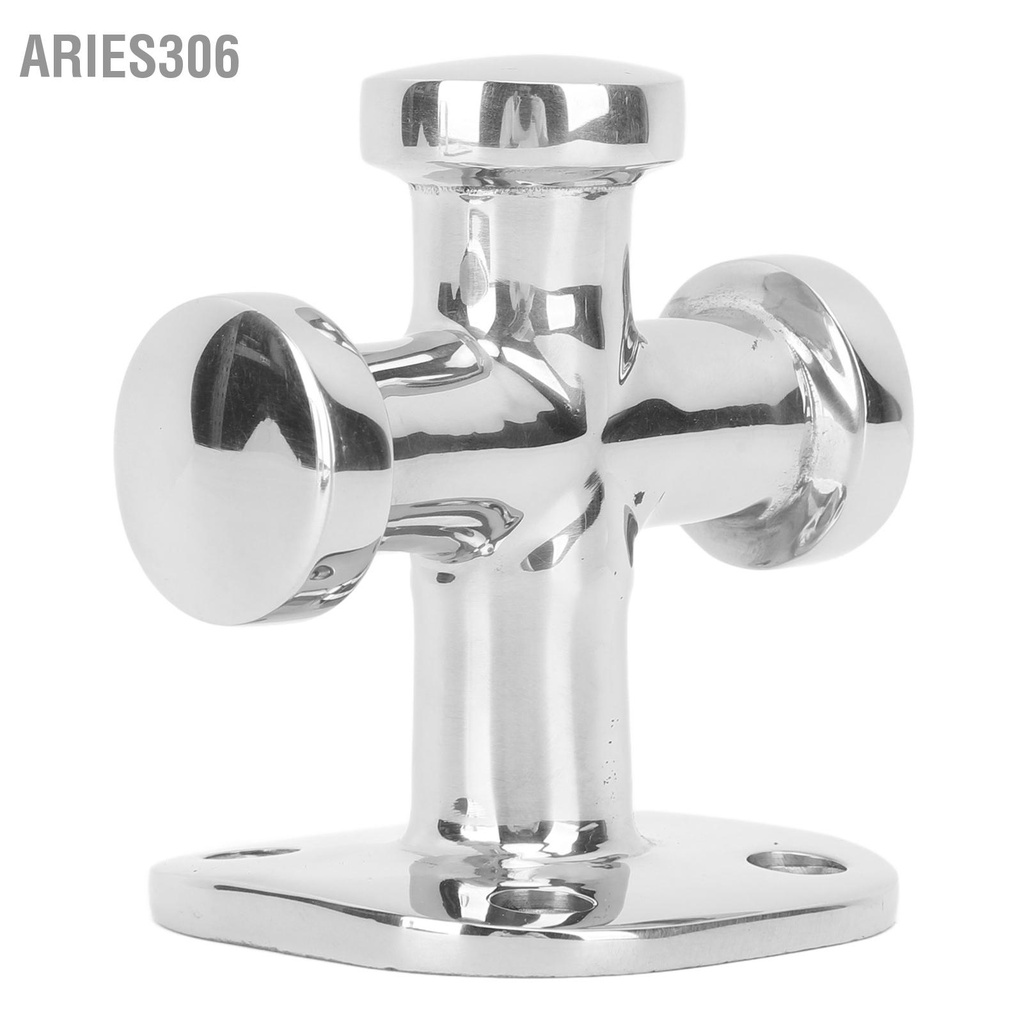 aries306-63-มม-เรือ-cleat-bollard-316-สแตนเลสสตีลพื้นผิว-single-cross-สำหรับเรือยอชท์เรือตกปลาเรือ