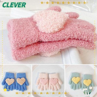 Clever Mittens Love Pattern Love Shaped ของเล่นสําหรับเด็ก 1-3 ปี สีพื้น