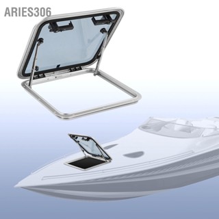 Aries306 410x410 มม. เรือระบายอากาศ Hatch Window Square Push Out Deck Porthole สกายไลท์ Escape สำหรับ 3-23 ความหนา Marine Yacht RV