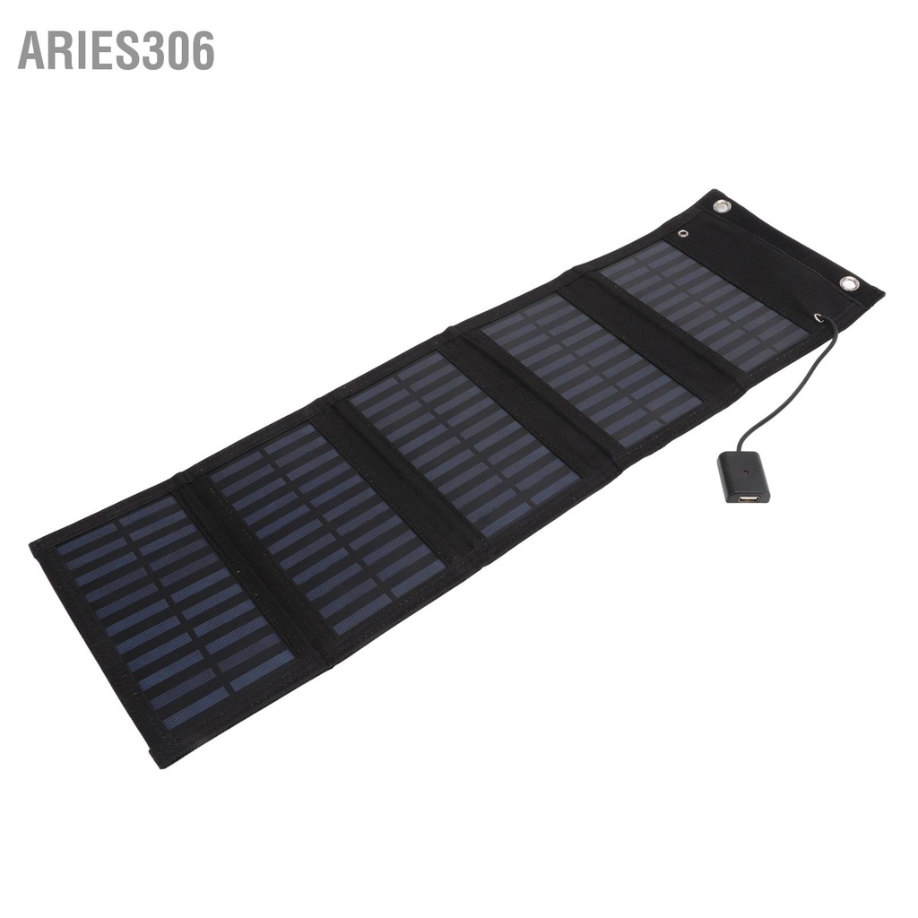 aries306-แผงพลังงานแสงอาทิตย์พับกระเป๋า-monocrystalline-silicon-สำหรับแล็ปท็อปรถแบตเตอรี่รถเข็นโค้ชเรือ-5-5v-25w