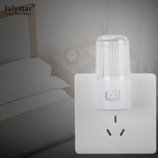 JULYSTAR โคมไฟฉุกเฉินโคมไฟติดผนังโคมไฟในครัวเรือนไฟกลางคืน LED ยุโรปและอเมริกาใช้ได้กับห้องนั่งเล่นเด็กและไฟห้องนอน