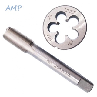 ⚡NEW 8⚡UNEF Tap 90mm & UNEF Die 38mm 2pcs High Speed Steel Right Hand Tap And Die