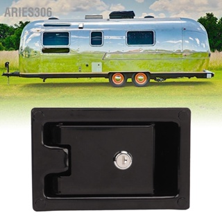 Aries306 Paddle Handle ล็อค สลักประตู Heavy Duty เหล็กรีดเย็น Flush Mount ล็อคสลักประตูสำหรับ RV Camper Trailer รถบรรทุก