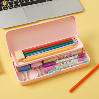 ใหม่ กล่องดินสอ เครื่องเขียน จุของได้เยอะ เรียบง่าย สําหรับนักเรียนประถม วันเกิด TRTH