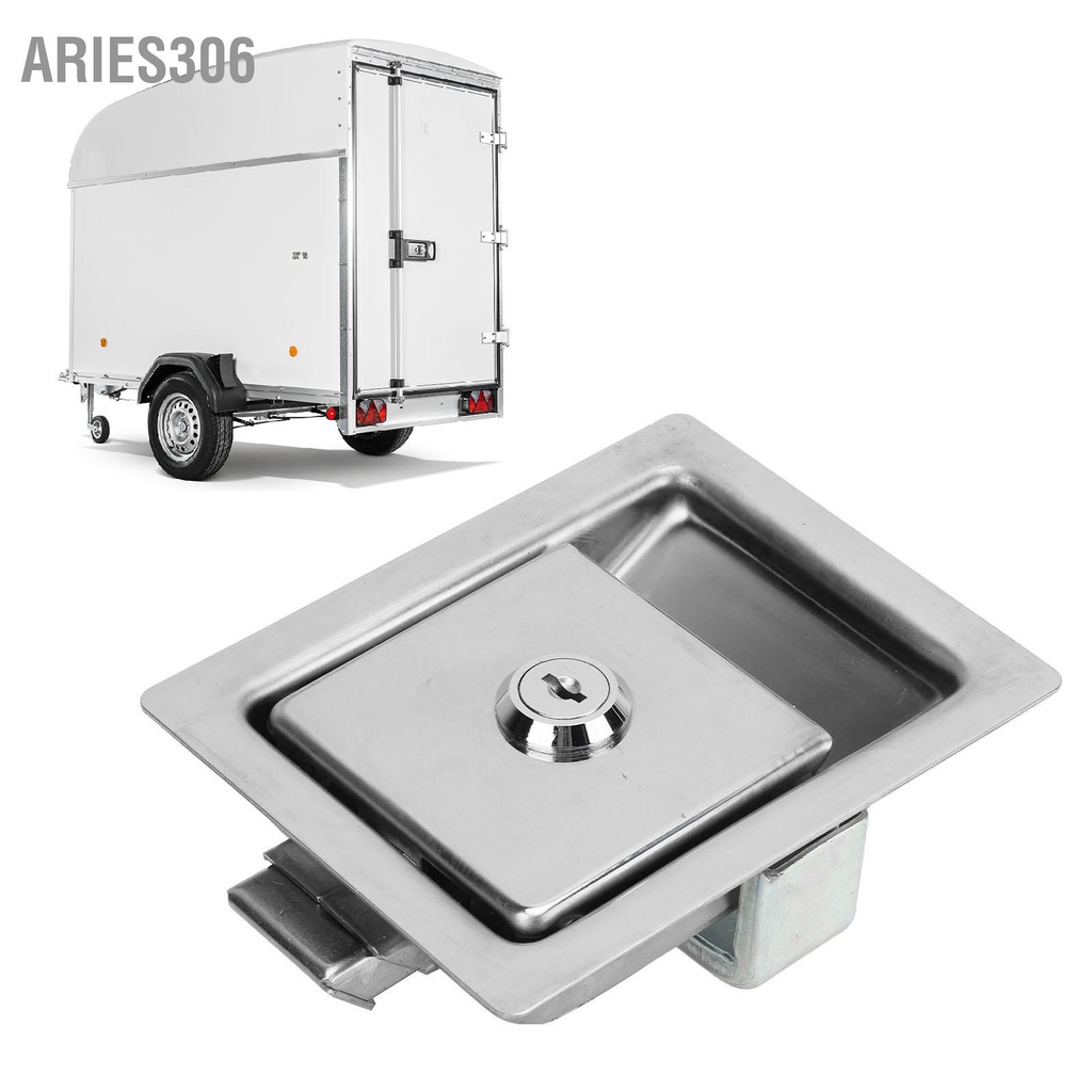 aries306-กล่องเครื่องมือสลักสแตนเลสฟลัชเมาท์กล่องเครื่องมือสลักล็อคพายด้วย-2-ปุ่มสำหรับรถบรรทุก
