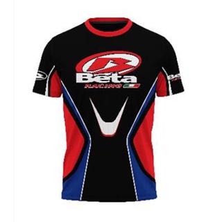 เสื้อยืด แขนสั้น พิมพ์ลาย Beta Racing Sublimation Baju Microfiber Jersi Jersey Sublimation สําหรับผู้ชาย