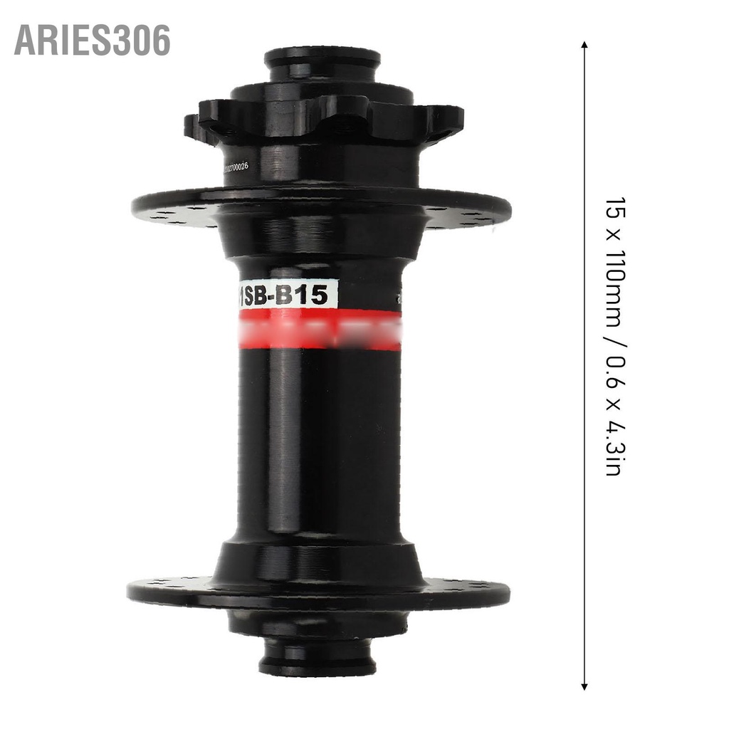 aries306-ดุมล้อหน้าดิสก์จักรยานอลูมิเนียมอัลลอยด์ในตัวแบริ่งดุมดิสก์เบรกจักรยานสำหรับจักรยานเสือภูเขา