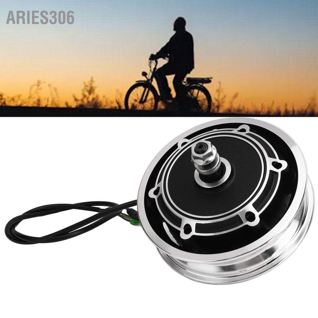 aries306-10-นิ้วไฟฟ้าสกู๊ตเตอร์ฮับมอเตอร์-noiseless-แบริ่งที่แข็งแกร่งกันน้ำไฟฟ้าจักรยานเบรคมอเตอร์-48v