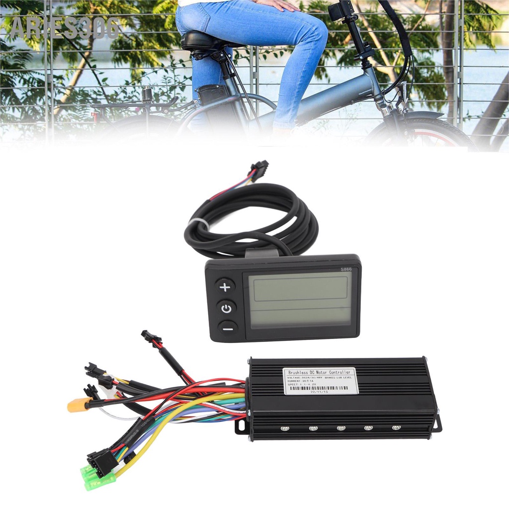 aries306-dc-24v-36v-48v-30a-sine-wave-controller-s866-จอแสดงผลlcdไฟฟ้าจักรยานmotor-kitสำหรับสกู๊ตเตอร์ไฟฟ้า