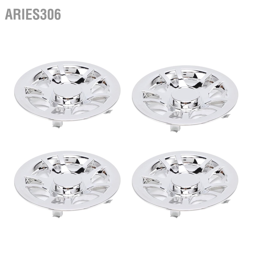 aries306-4-ชิ้น-8-นิ้วรถกอล์ฟฝาครอบดุมล้อชุบโครเมี่ยมล้อครอบคลุมป้องกันขอบสำหรับรถกอล์ฟ-e-z-go