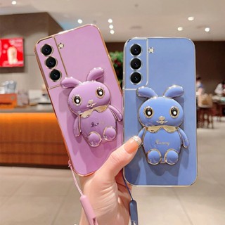 [พร้อมส่ง] เคสโทรศัพท์มือถือ ซิลิโคน กันกระแทก ลายน่ารัก 3D พร้อมขาตั้ง สําหรับ Samsung Galaxy S23 S22 S21 S20 Ultra S10 Plus S21 S20 FE