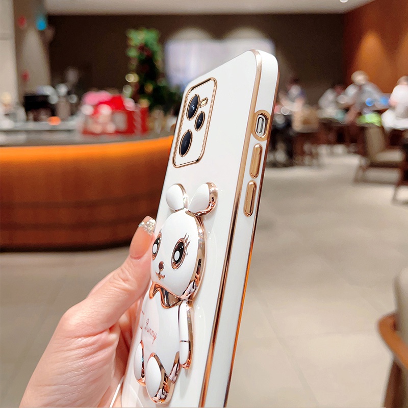 พร้อมส่ง-เคสโทรศัพท์มือถือ-ซิลิโคน-กันกระแทก-ลายน่ารัก-3d-พร้อมขาตั้ง-สําหรับ-realme-c35-c33-c55-c53-c31-c25y-c21-c21y
