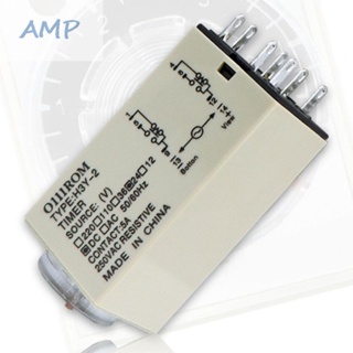 ⚡NEW 8⚡Delay Timer Relay LED Indicator Power-on AC220V DC24V Adjustable Brand New