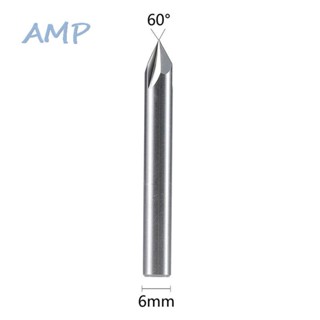 ⚡NEW 8⚡End Mills Equipment 60 degree 3 Flutes Carbide Chamfer Aluminium Copper