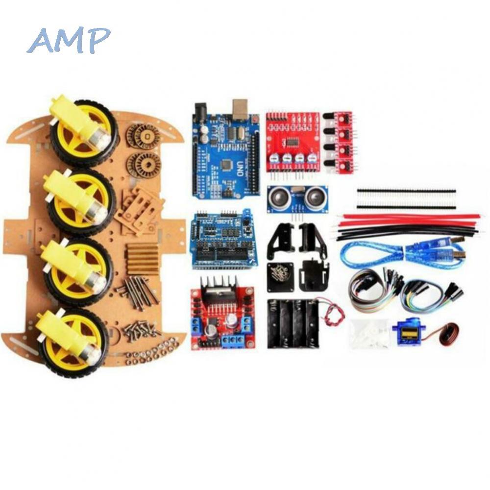 new-8-car-chassis-kit-4wd-arduino-robot-installation-is-convenient-smart-car-brand-new