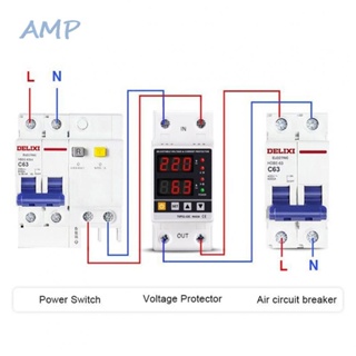 ⚡NEW 8⚡Relay 100000 Times Life 230V Adjustable Overcurrent Protection Overvoltage