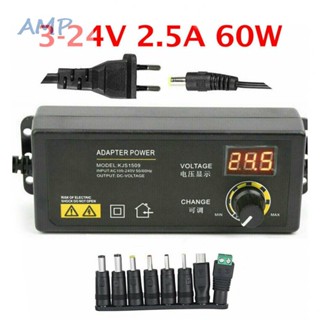 ⚡NEW 8⚡Adjustable Power Adapter Power Supply Single-Ended 1 Pc Adapter LED Display