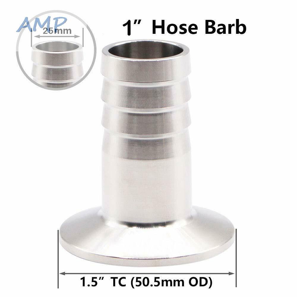 new-8-1-5inch-tri-clamp-to-1-barb-1-ss304-sanitary-hose-fittings-ferrule-od-50-5mm