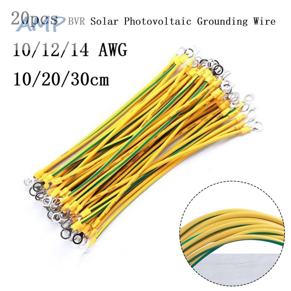 new-8-ground-wire-10cm-20cm-30cm-20pcs-durable-flexible-copper-portable-useful