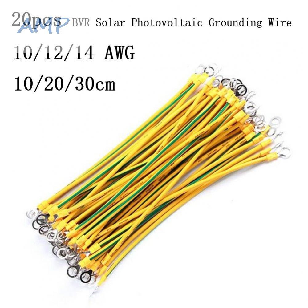 new-8-ground-wire-10cm-20cm-30cm-20pcs-durable-flexible-copper-portable-useful