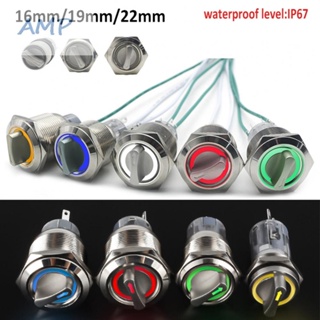 ⚡NEW 8⚡Push Button Switch Replacement Stainless Steel 12-24V/110-220V 19mm Hole