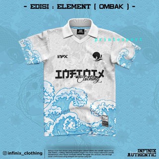 S4fj เสื้อโปโลแขนสั้น คอปก ลายอนิเมะ Infinix สีขาว สไตล์เรโทร สําหรับผู้ชาย 2023
