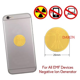 Daron สติกเกอร์ป้องกันรังสียูวี ควอนตัม ชิป EMF ไอออนลบ ป้องกันรังสี