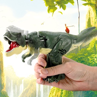 ของเล่นไดโนเสาร์ แบบกด ขยับหัว และหาง พร้อมสวิงไบท์ รูปสัตว์ ไทแรนโนซอรัสเร็กซ์ ยอดนิยม ออกแบบดี สําหรับเด็ก