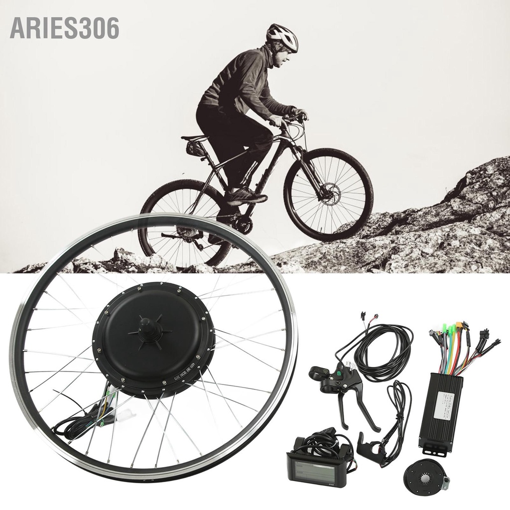 aries306-26-นิ้ว-48v1000w-จักรยานด้านหน้ามอเตอร์ล้อพร้อม-lcd-s900-สำหรับไฟฟ้าสกู๊ตเตอร์