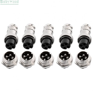 【Big Discounts】Easy to Use Male Female Aviation Plug Connector 16mm GX164 Panel Wire Metal 4Pin#BBHOOD