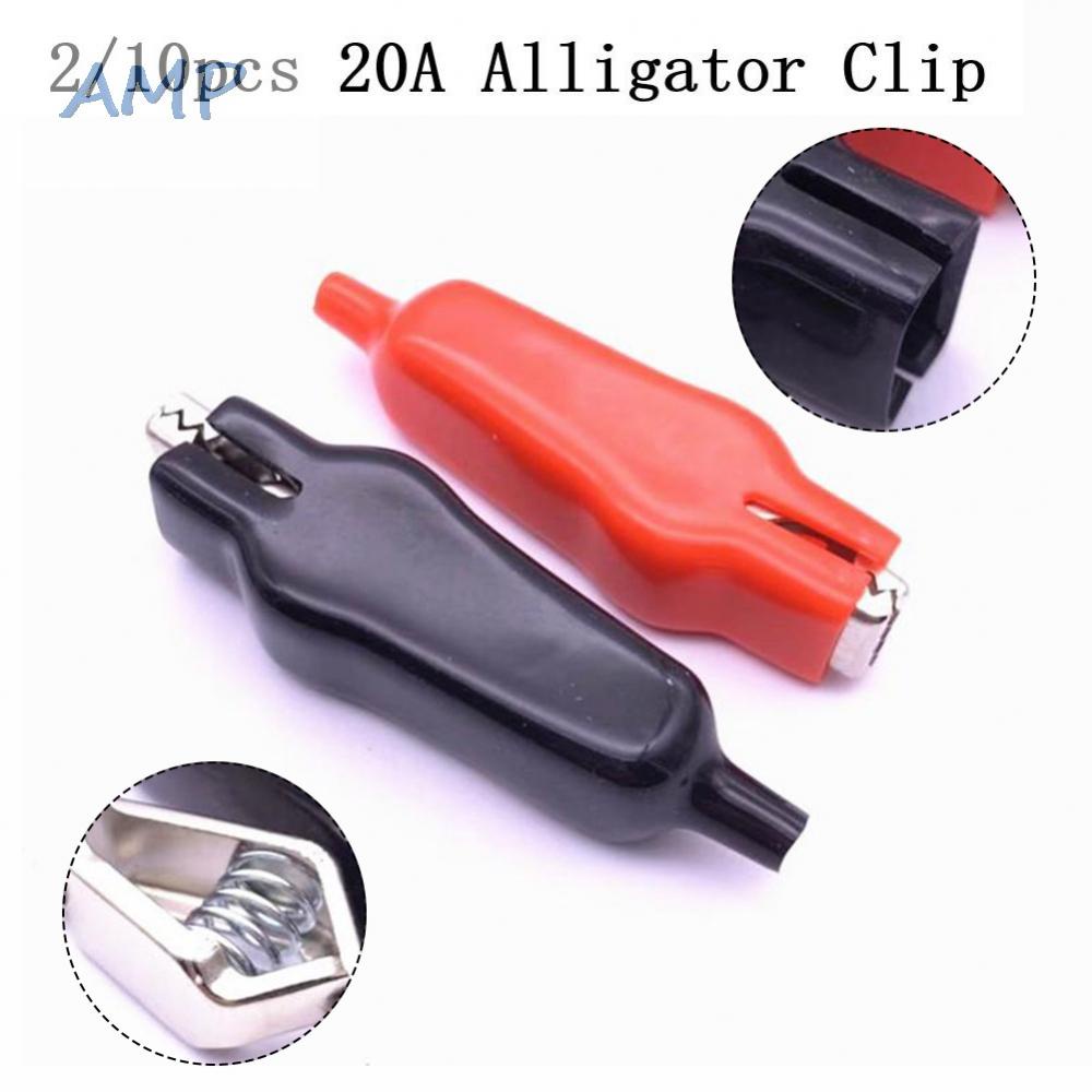 new-8-alligator-clips-alligator-clip-fully-insulated-pvc-spring-clip-100-brand-new