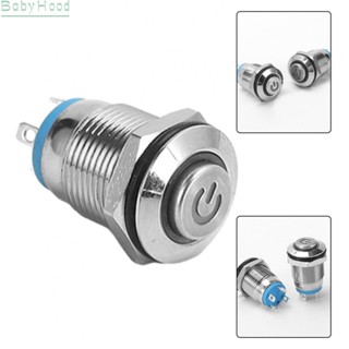 【Big Discounts】Reliable Metal Push Button Switch with Clear Indication and Waterproof LED Light#BBHOOD