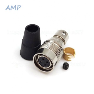 ⚡NEW 8⚡Connector Plug Working Frequency Brass Gold Plated Hirose 4Pin Connector