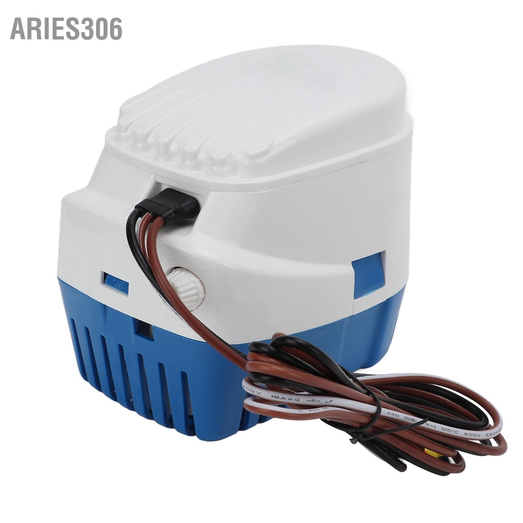 aries306-ปั๊มน้ำท้องเรืออัตโนมัติ-600gph-submersible-เรือ-ปั๊มน้ำท้องเรือ-12v-สำหรับเรือ-caravan-rv