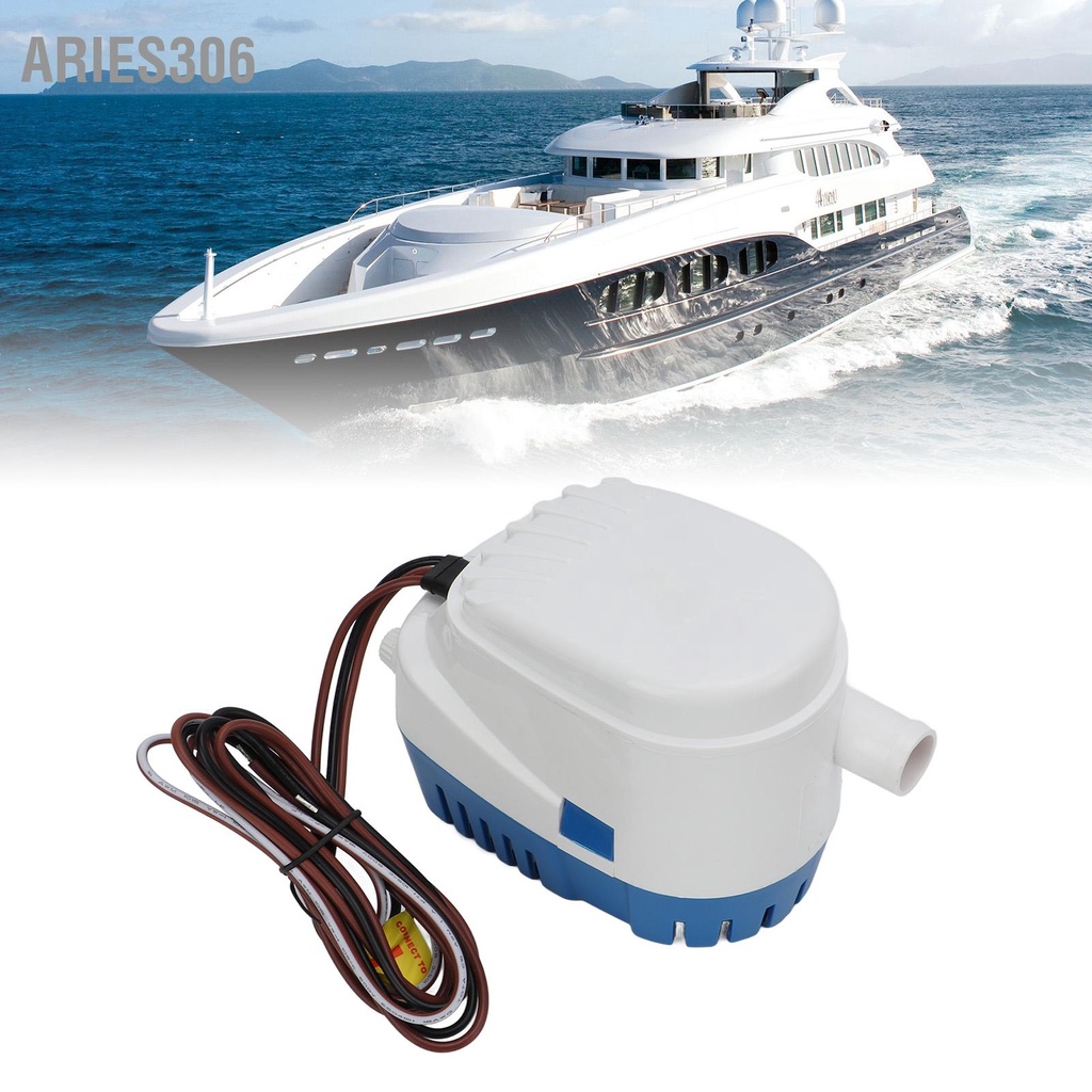 aries306-ปั๊มน้ำท้องเรืออัตโนมัติ-600gph-submersible-เรือ-ปั๊มน้ำท้องเรือ-12v-สำหรับเรือ-caravan-rv