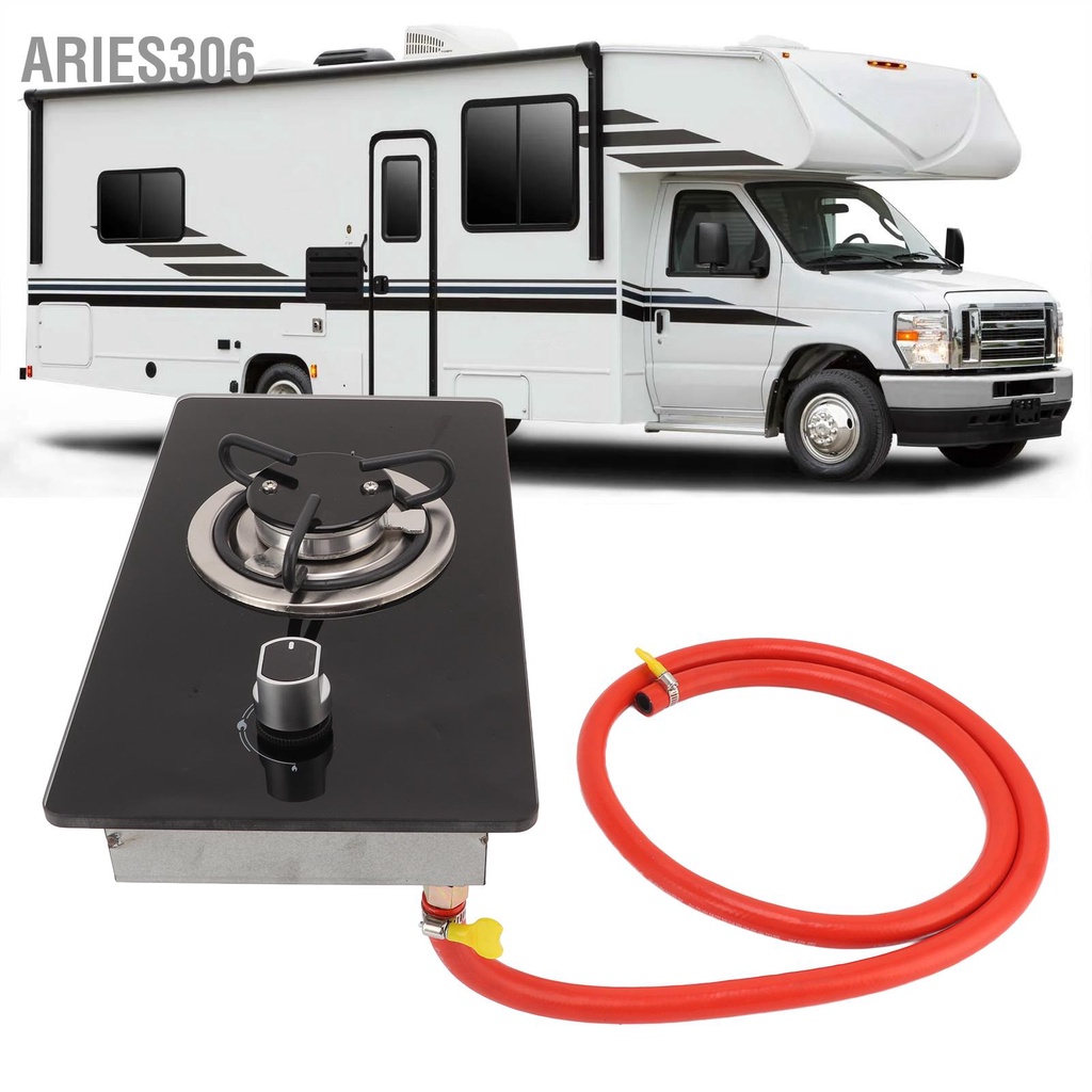 aries306-rv-แก๊สเตา-1-burner-cooktop-1-8kw-power-stepless-ปรับ-fire-กระจกนิรภัยสำหรับ-yacht-caravan