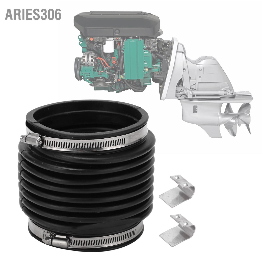 aries306-ยาง-u-joint-สูบลม-60932a4-2pcs-fixed-clamps-สำหรับ-mercruiser-alpha-one-stern-drives-1972-1991